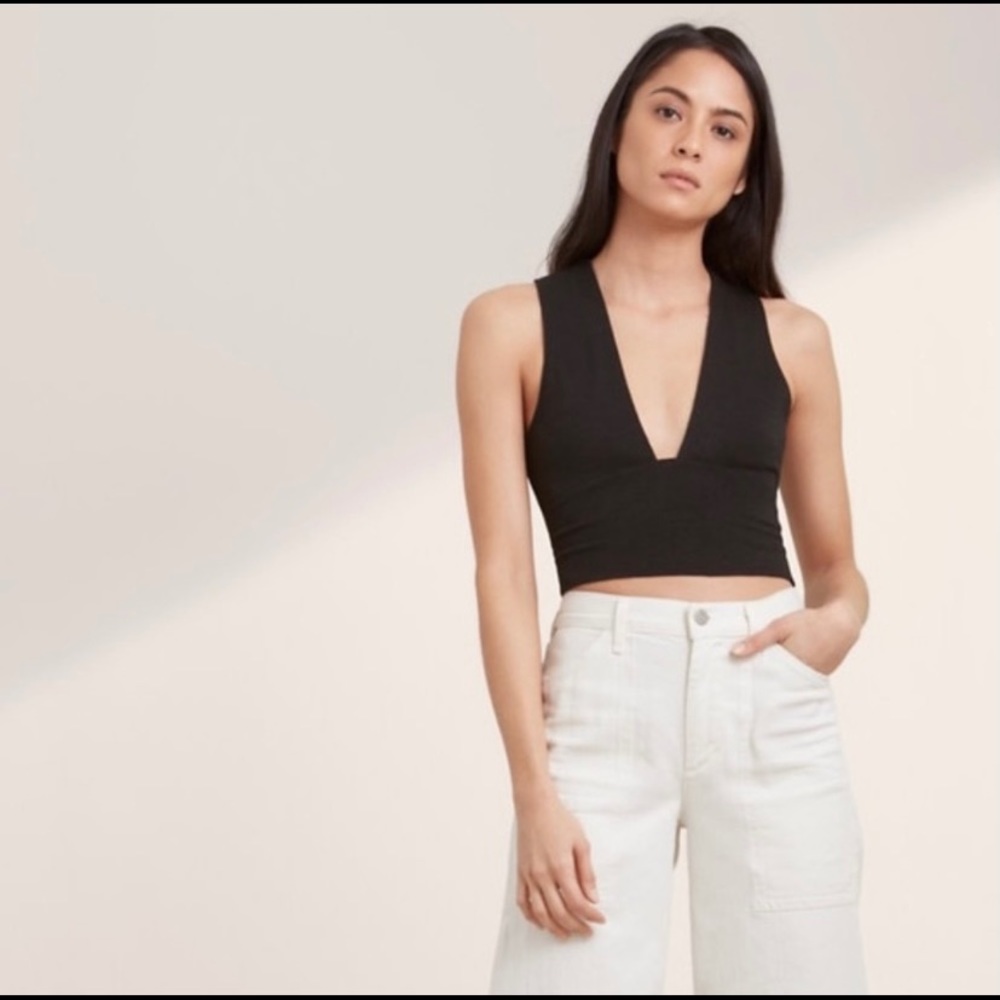 aritzia valeria too in grey blue